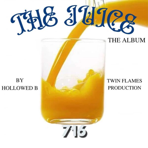 A picture of an orange juice being poured into it.