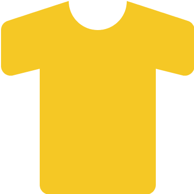 Vector (10) A yellow shirt is shown on the green background.
