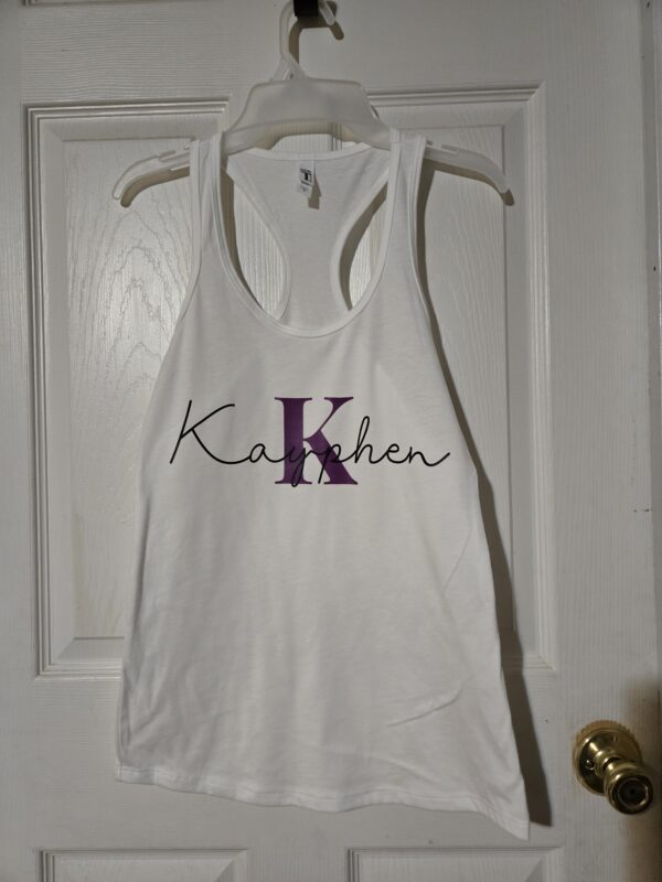 Kayphen Logo Racerback Tank - Image 3
