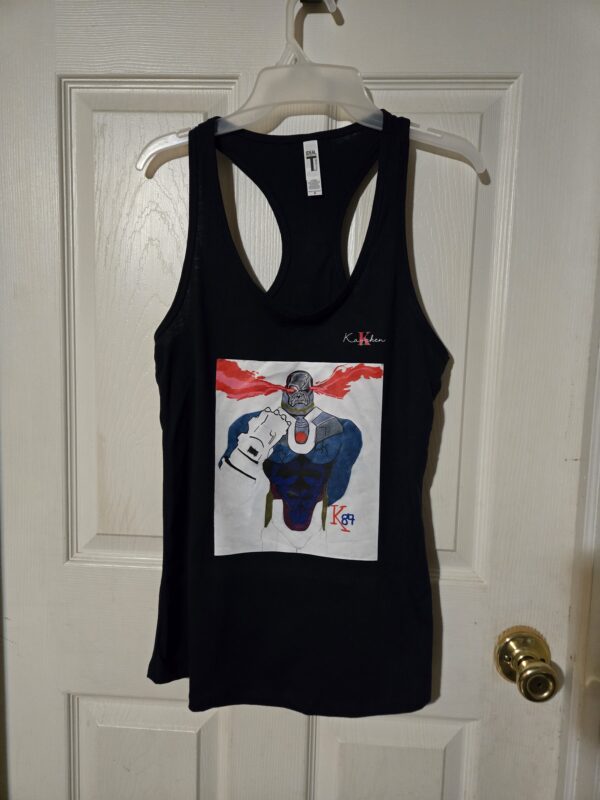 K87-A42 Racerback Tank-Graphic with mini logo