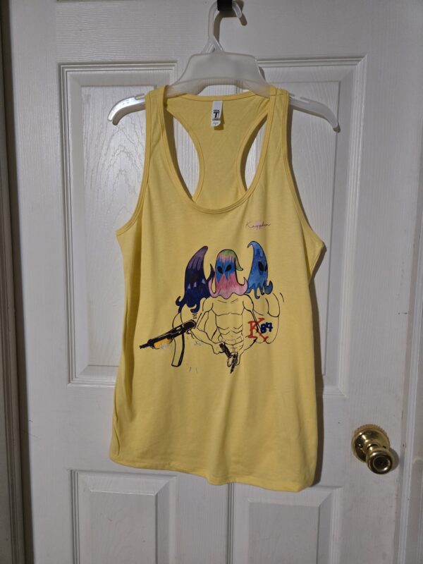 K87-A51 Racerback Tank - Graphic with mini logo