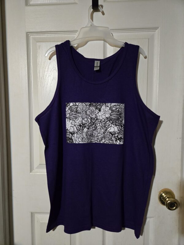 K92 B/W Benjamin Bouquet Unisex Tank