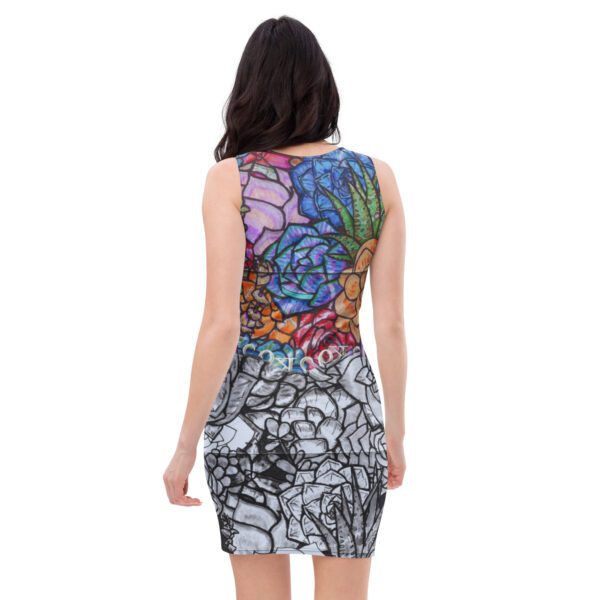K92 Hybrid Benjamin Bouquet Bodycon dress - Image 3