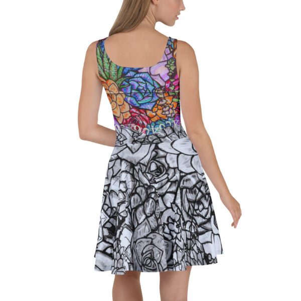 K92 Hybrid Benjamin Bouquet Skater dress - Image 3