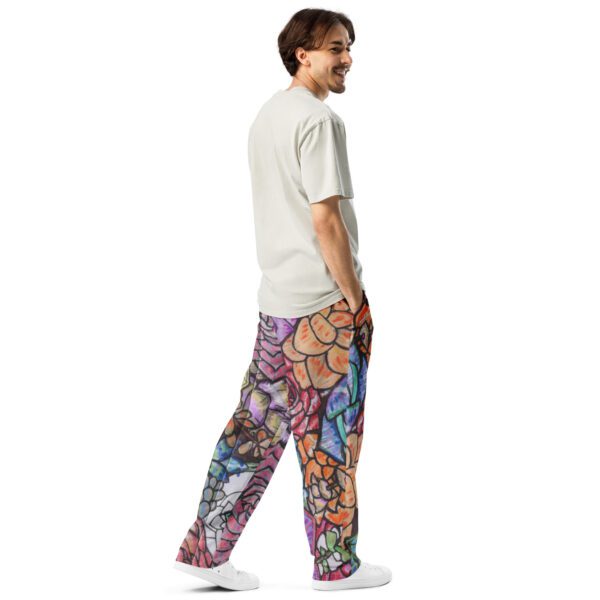 K92 Wide leg original Benjamin Bouquet Sweatpants - Image 5